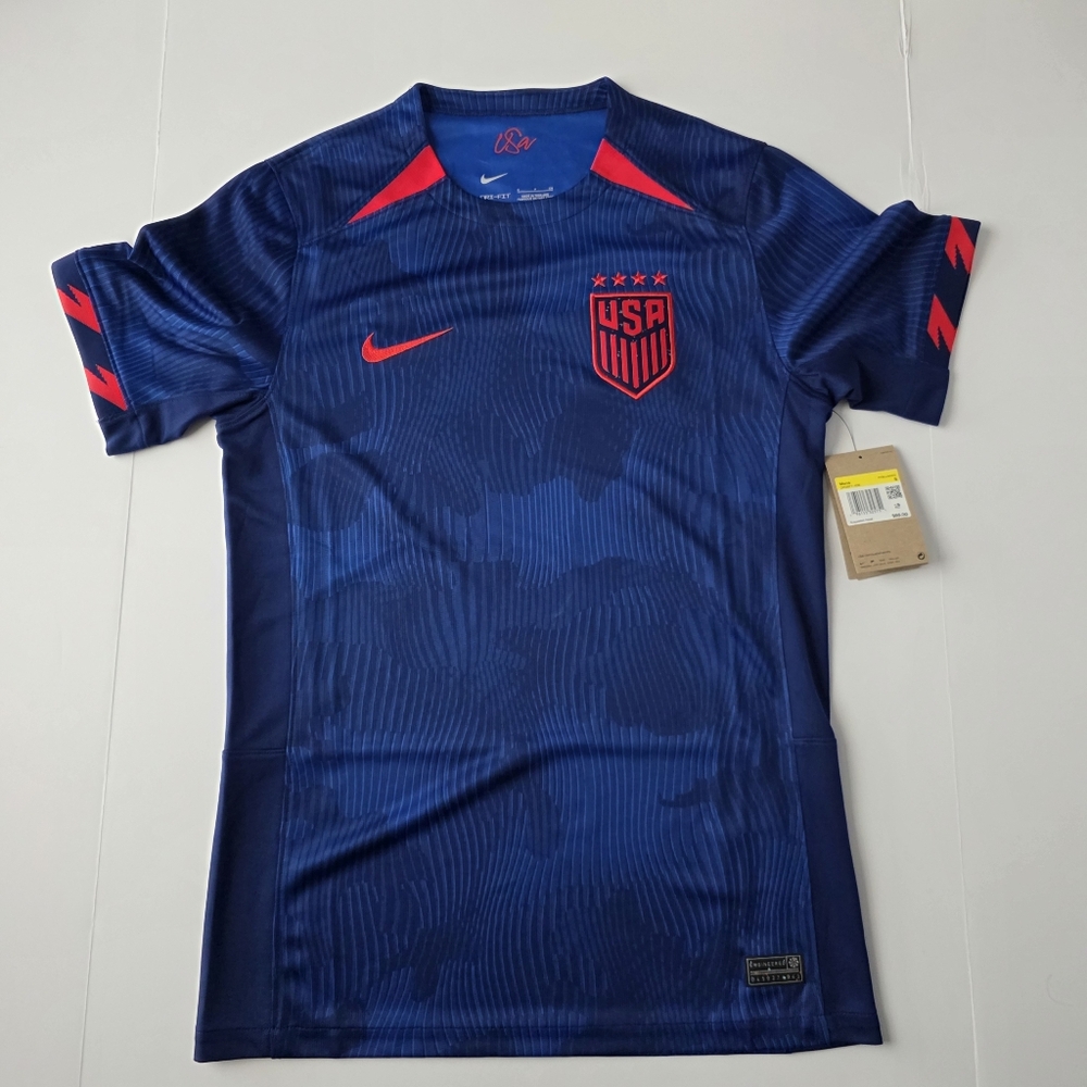 Nike Soccer 2023 Blue Away Jersey Mens Small Us